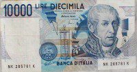 10000 Lire (diecimila vecchie lire italiane
