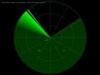 immagine radar verde