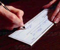 Donazione con assegni