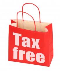 tax free - senza tasse