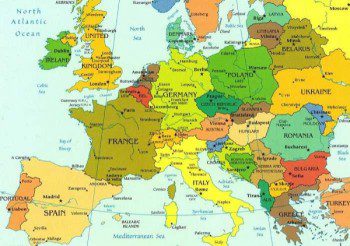 europa cartina (politica)