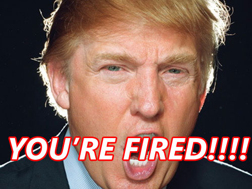 licenziato? You are fired!
