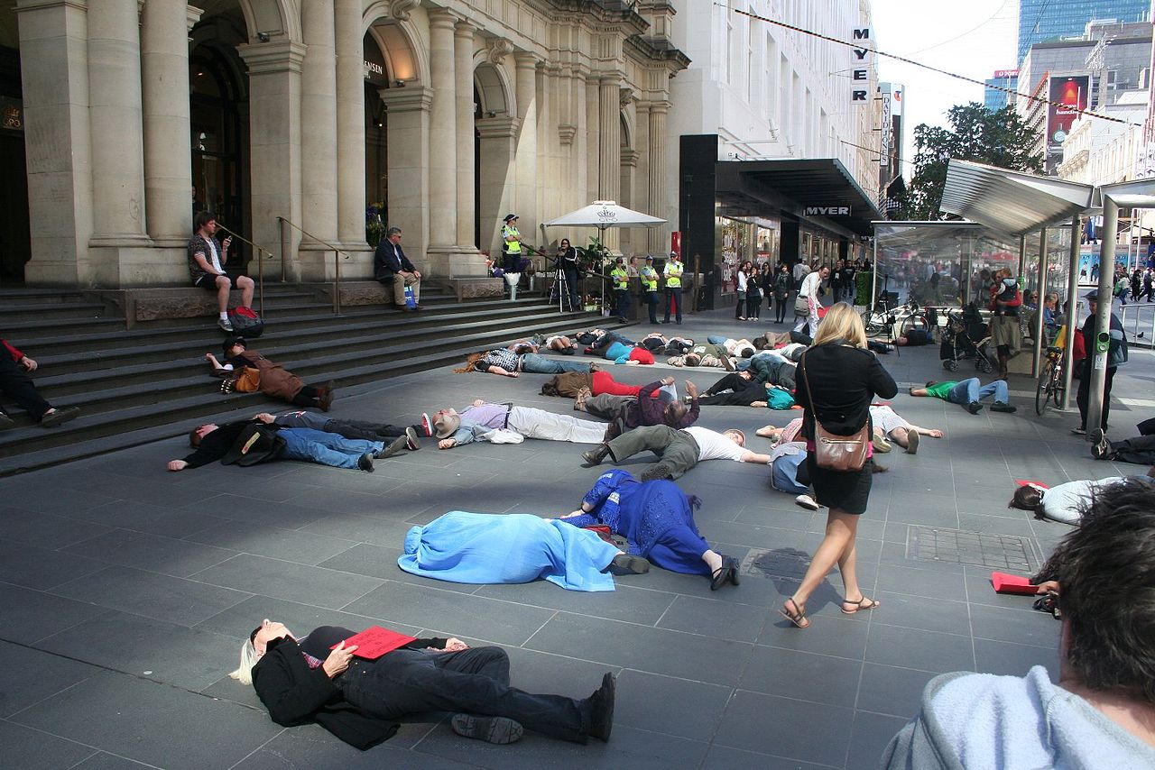 flash mob in strada, come forma di protesta
