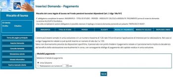 pagamento del riscatto degli anni di laurea